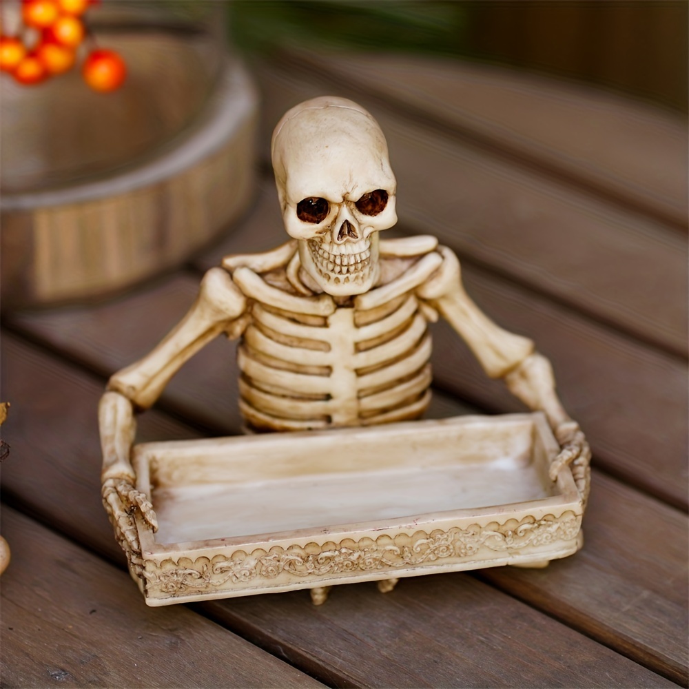 Skull Slot Storage Tray - Square Design